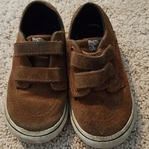 brown toddler vans